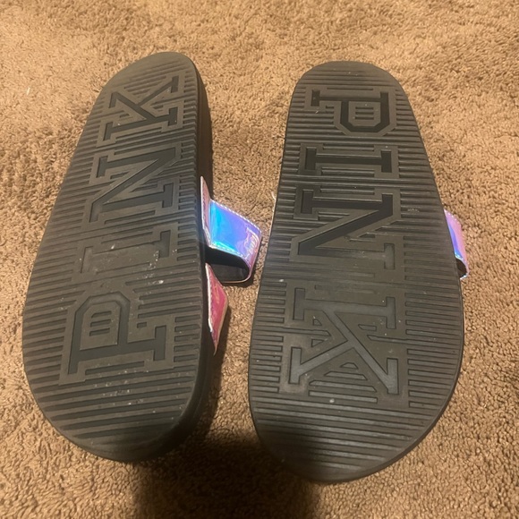 Pink double strap slides - Picture 3 of 3